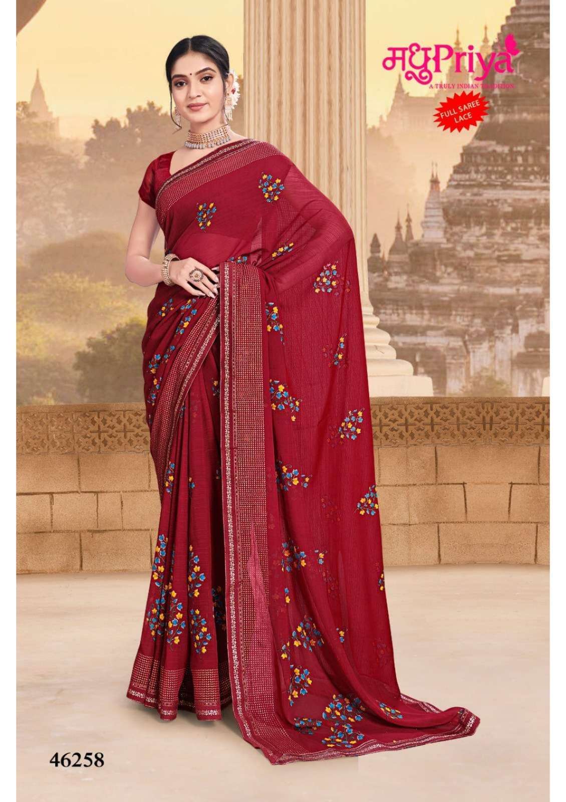 Tesla By Madhupriya 46251 To 46258 Series Indian Traditional Wear Collection Beautiful Stylish Fancy Colorful Party Wear & Occasional Wear Fancy Sarees At Wholesale Price
