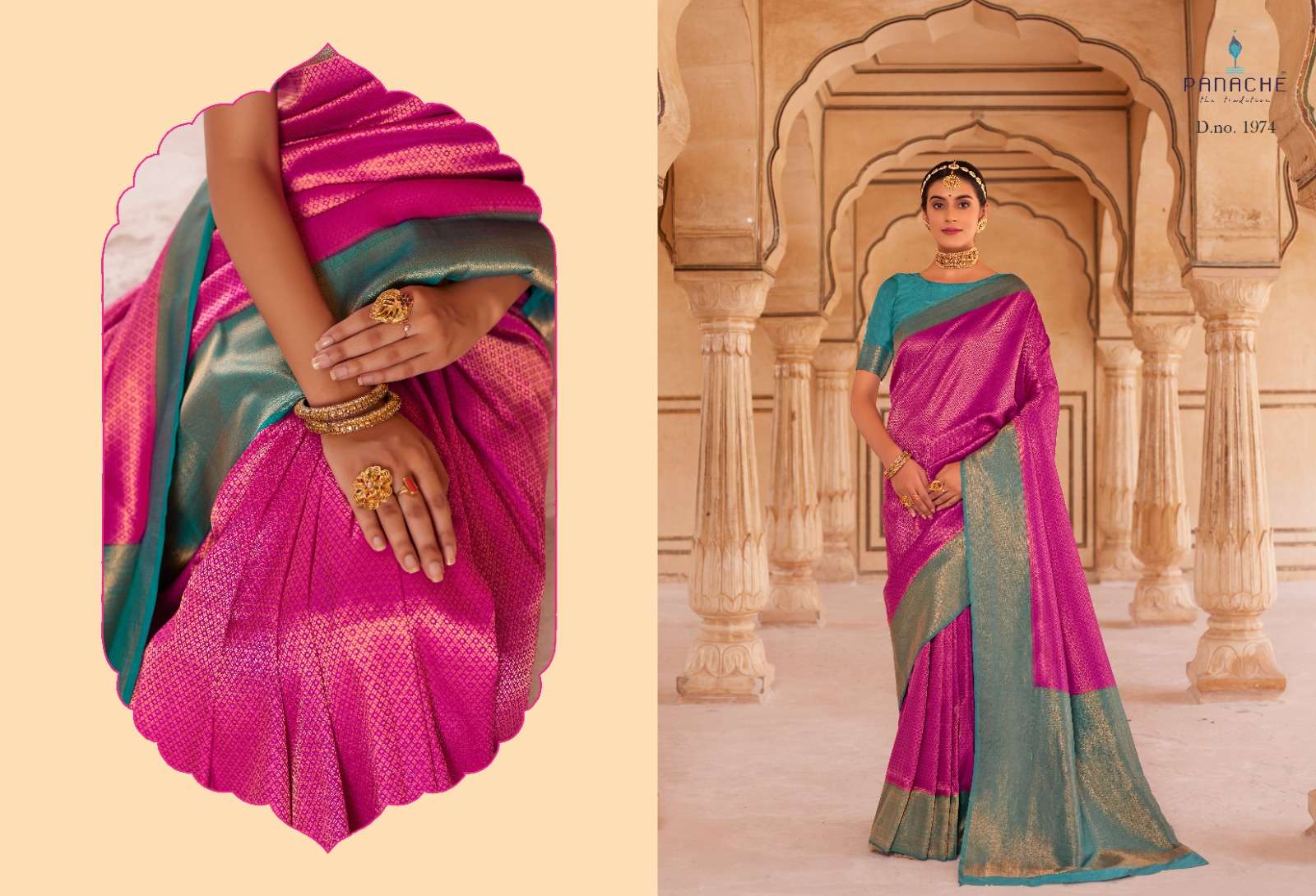 Royal Vol-1 By Panache 1971 To 1979 Series Indian Traditional Wear Collection Beautiful Stylish Fancy Colorful Party Wear & Occasional Wear Silk Sarees At Wholesale Price