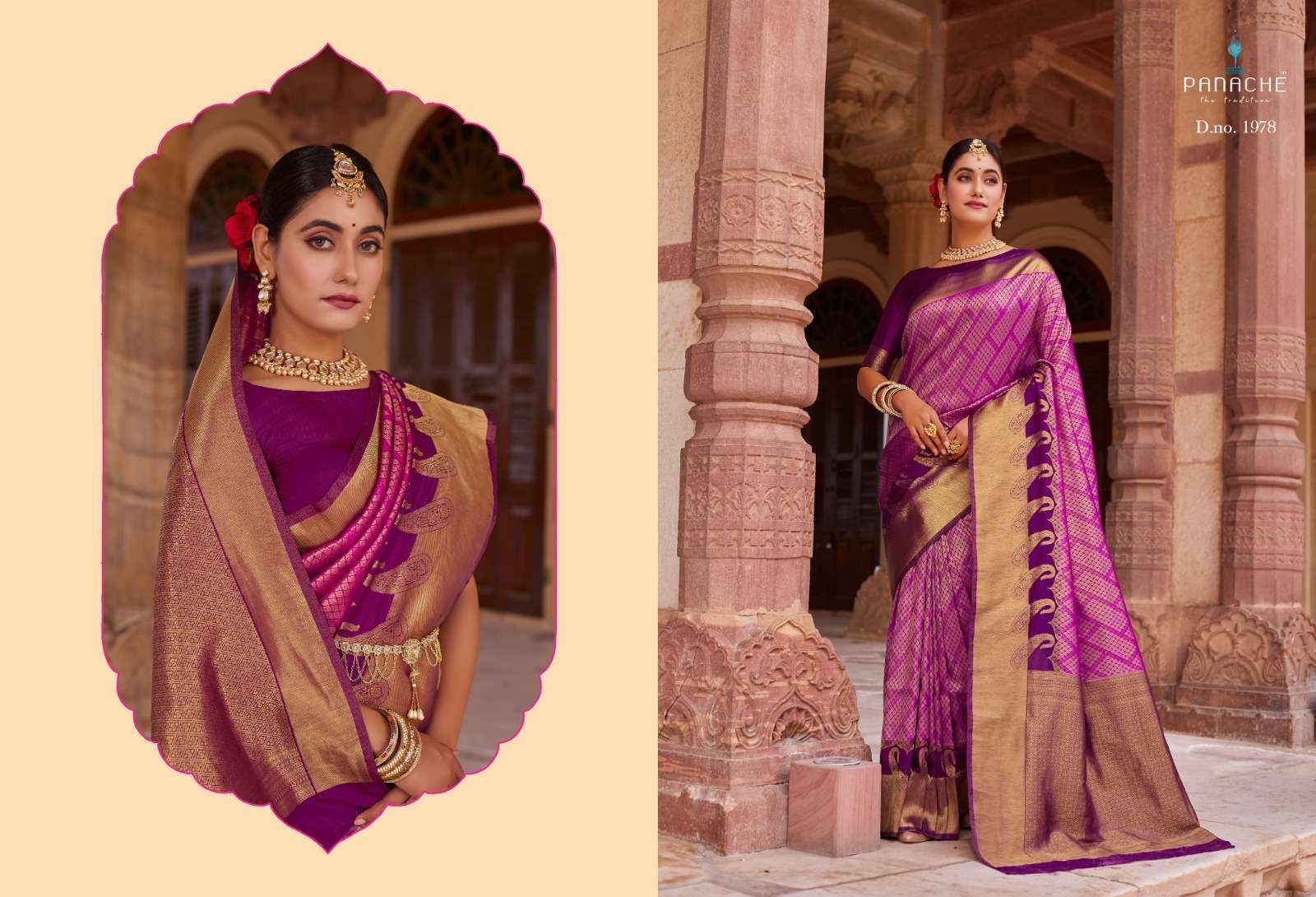 Royal Vol-1 By Panache 1971 To 1979 Series Indian Traditional Wear Collection Beautiful Stylish Fancy Colorful Party Wear & Occasional Wear Silk Sarees At Wholesale Price