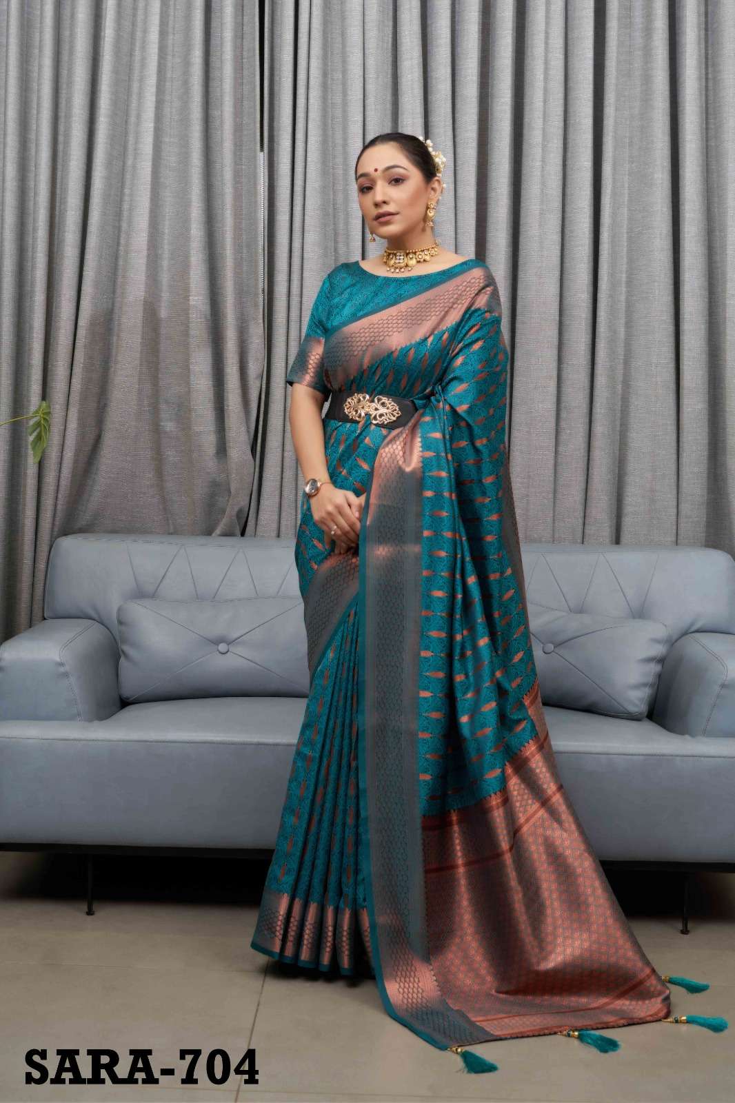 Sara By Fashion Lab 701 To 708 Series Indian Traditional Wear Collection Beautiful Stylish Fancy Colorful Party Wear & Occasional Wear Soft Silk Sarees At Wholesale Price