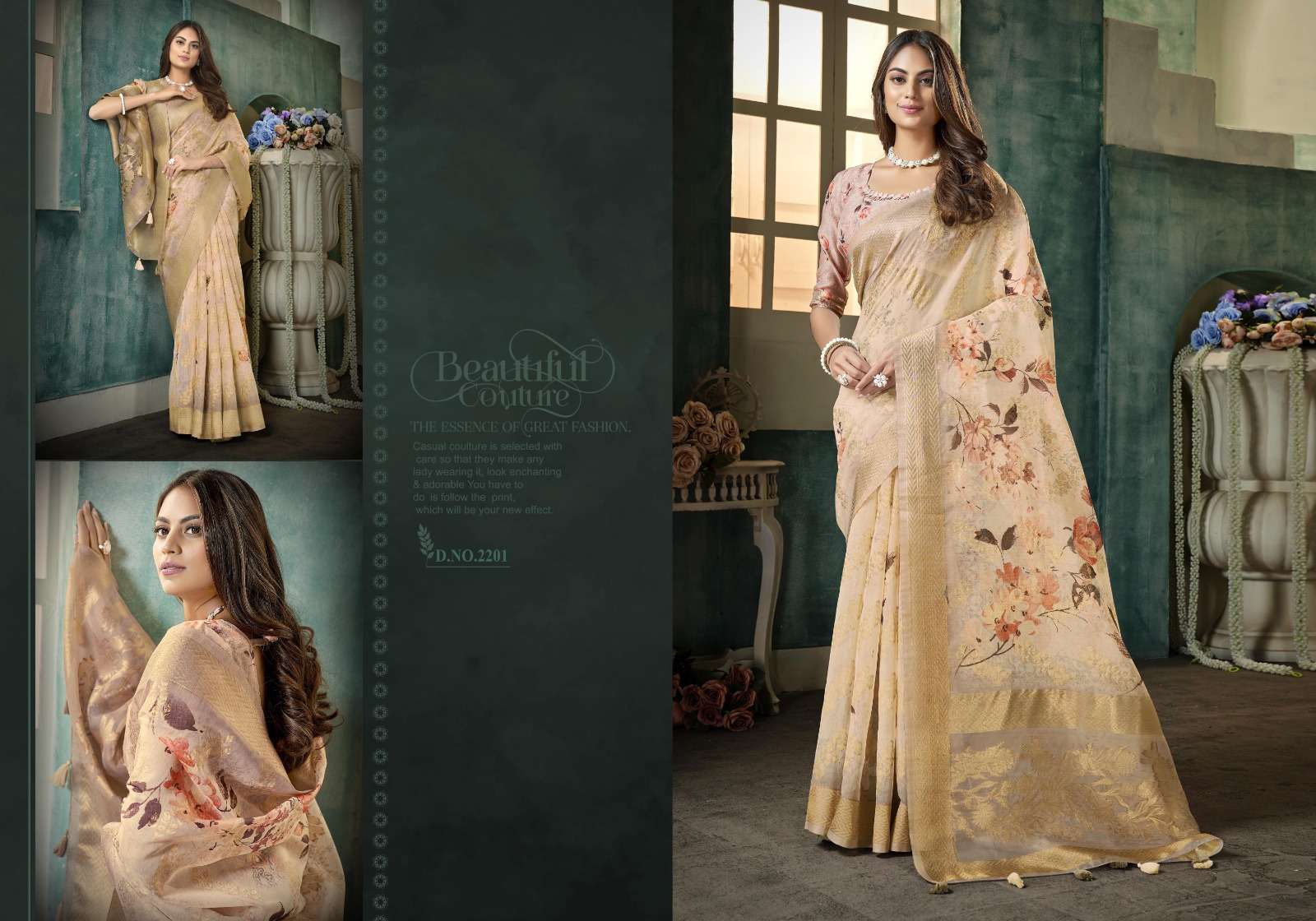 Kadambari By Bhumi 2201 To 2206 Series Indian Traditional Wear Collection Beautiful Stylish Fancy Colorful Party Wear & Occasional Wear Silk Digital Print Sarees At Wholesale Price