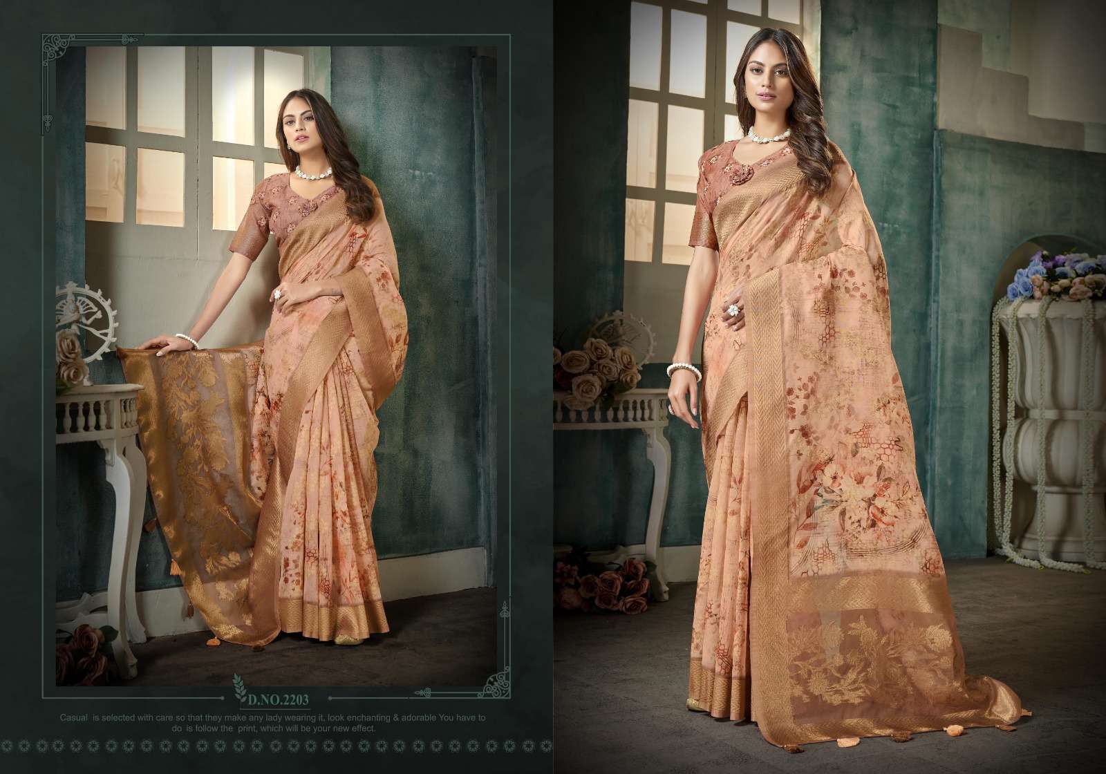 Kadambari By Bhumi 2201 To 2206 Series Indian Traditional Wear Collection Beautiful Stylish Fancy Colorful Party Wear & Occasional Wear Silk Digital Print Sarees At Wholesale Price