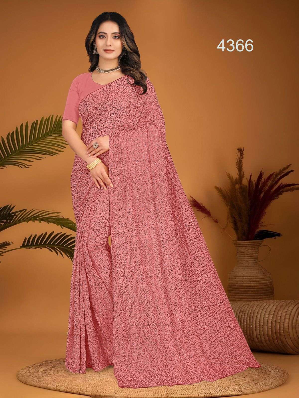 Ramya Vol-2 By Nazneen 4365 To 4369 Series Indian Traditional Wear Collection Beautiful Stylish Fancy Colorful Party Wear & Occasional Wear Heavy Georgette Sarees At Wholesale Price