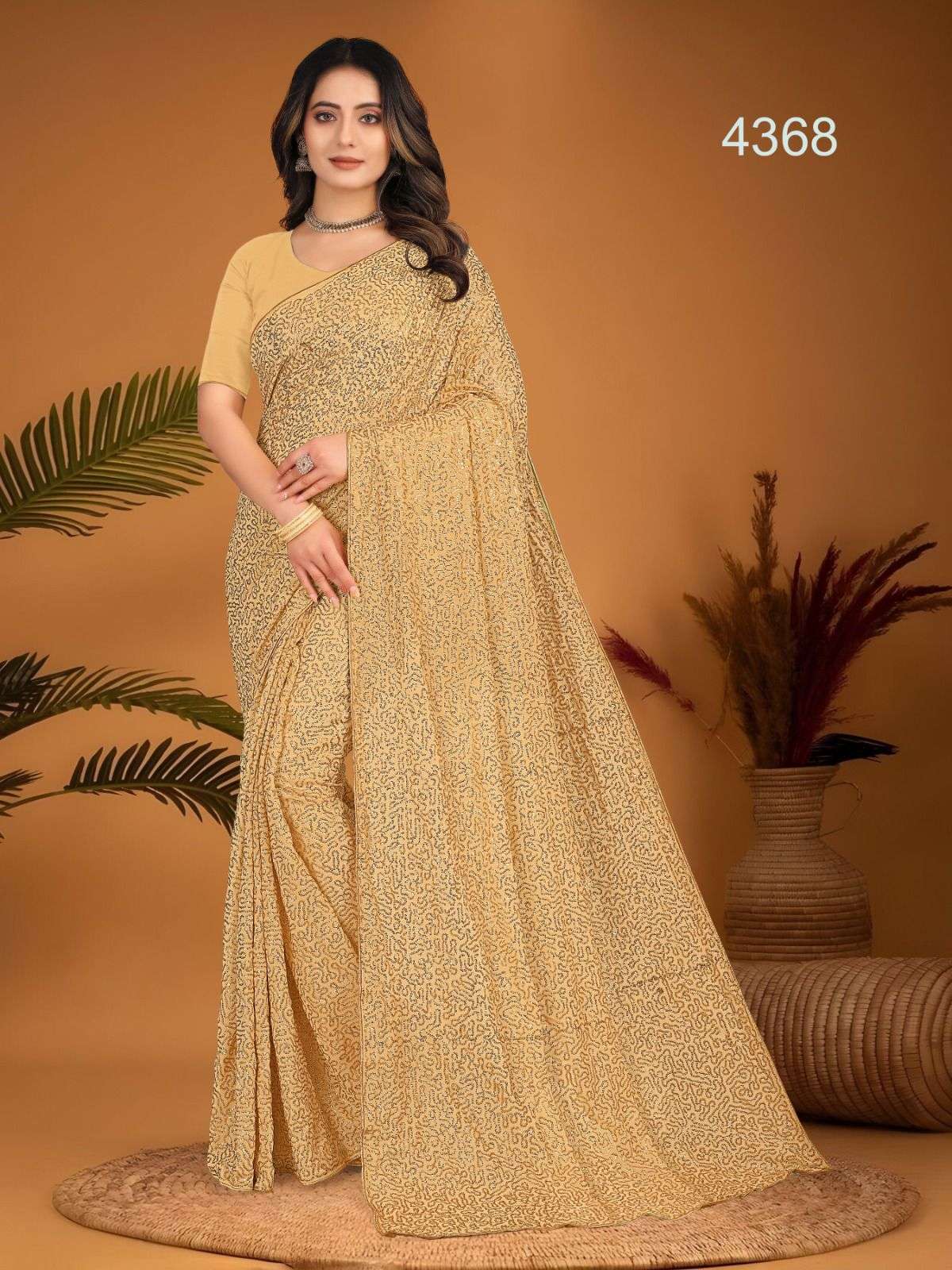 Ramya Vol-2 By Nazneen 4365 To 4369 Series Indian Traditional Wear Collection Beautiful Stylish Fancy Colorful Party Wear & Occasional Wear Heavy Georgette Sarees At Wholesale Price