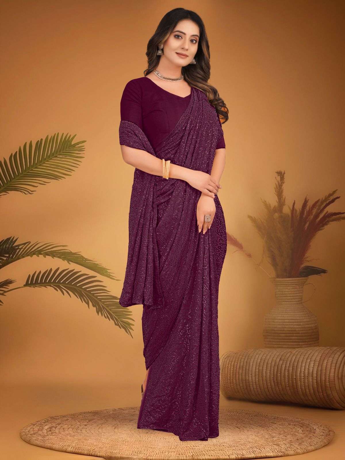 Ramya Vol-2 By Nazneen 4365 To 4369 Series Indian Traditional Wear Collection Beautiful Stylish Fancy Colorful Party Wear & Occasional Wear Heavy Georgette Sarees At Wholesale Price