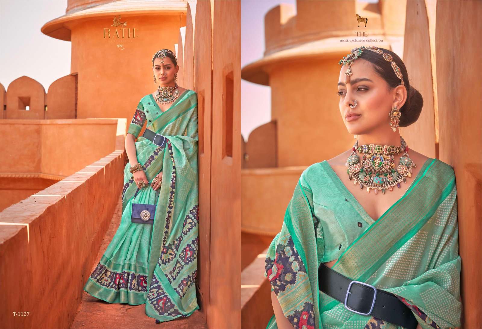 Mrugnayani By Rath 1118 To 1129 Series Indian Traditional Wear Collection Beautiful Stylish Fancy Colorful Party Wear & Occasional Wear Patola Silk Sarees At Wholesale Price