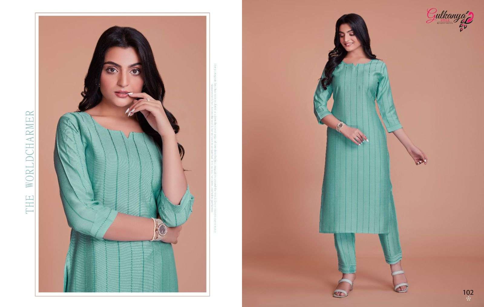 Summer Magic By Gulkanya Style 101 To 104 Series Designer Stylish Fancy Colorful Beautiful Party Wear & Ethnic Wear Collection Viscose Kurtis With Bottom At Wholesale Price