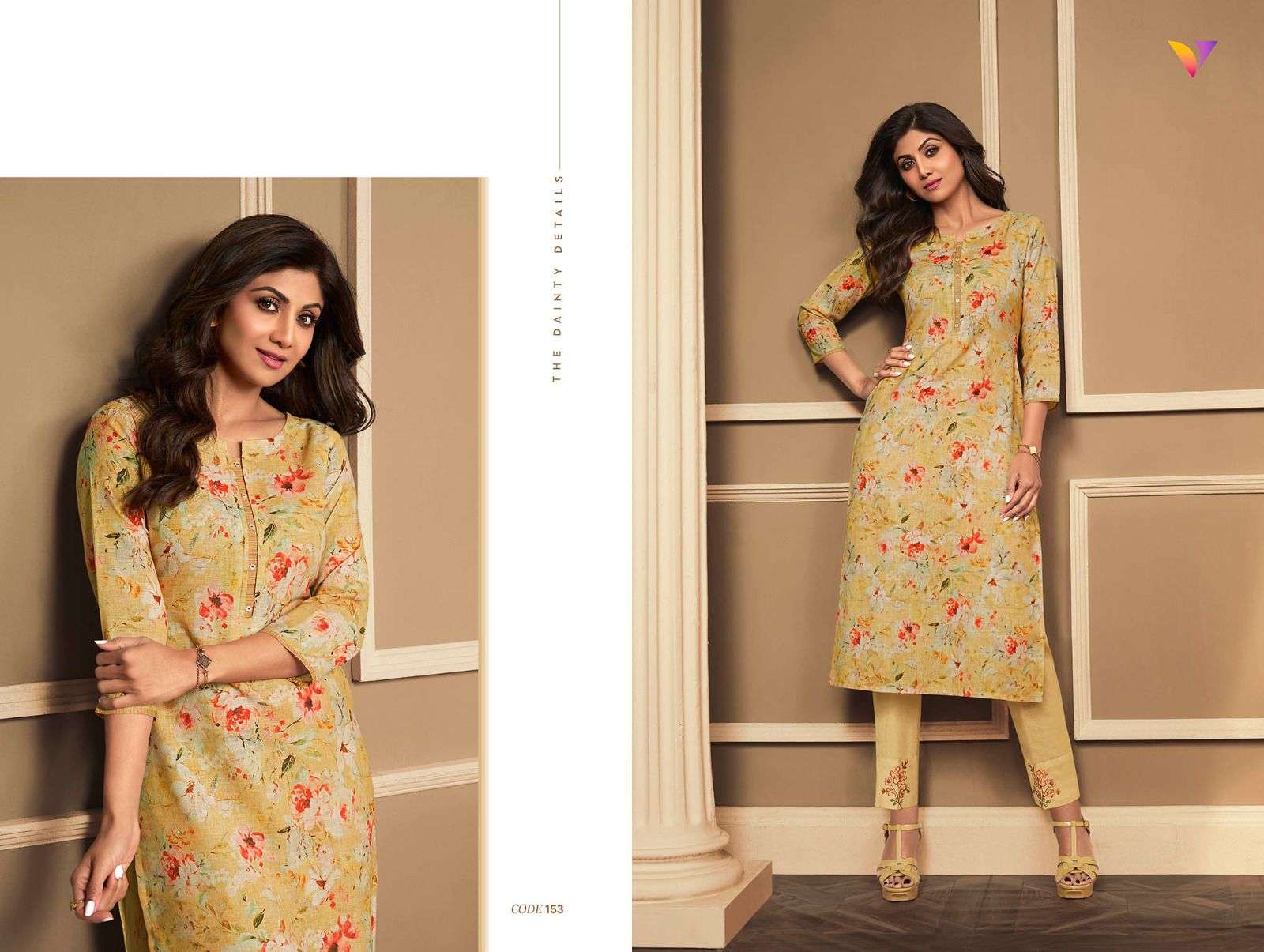 Shilpa By Vatsam 151 To 157 Series Designer Stylish Fancy Colorful Beautiful Party Wear & Ethnic Wear Collection Linen Kurtis With Bottom At Wholesale Price