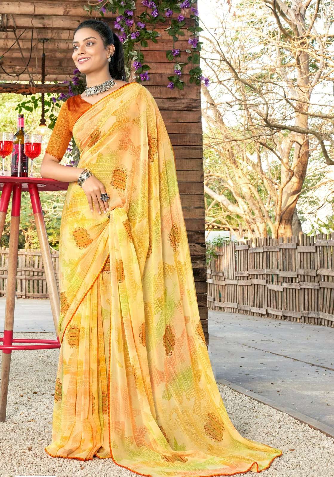 Colours By Right Women 01 To 08 Series Indian Traditional Wear Collection Beautiful Stylish Fancy Colorful Party Wear & Occasional Wear Georgette Sarees At Wholesale Price