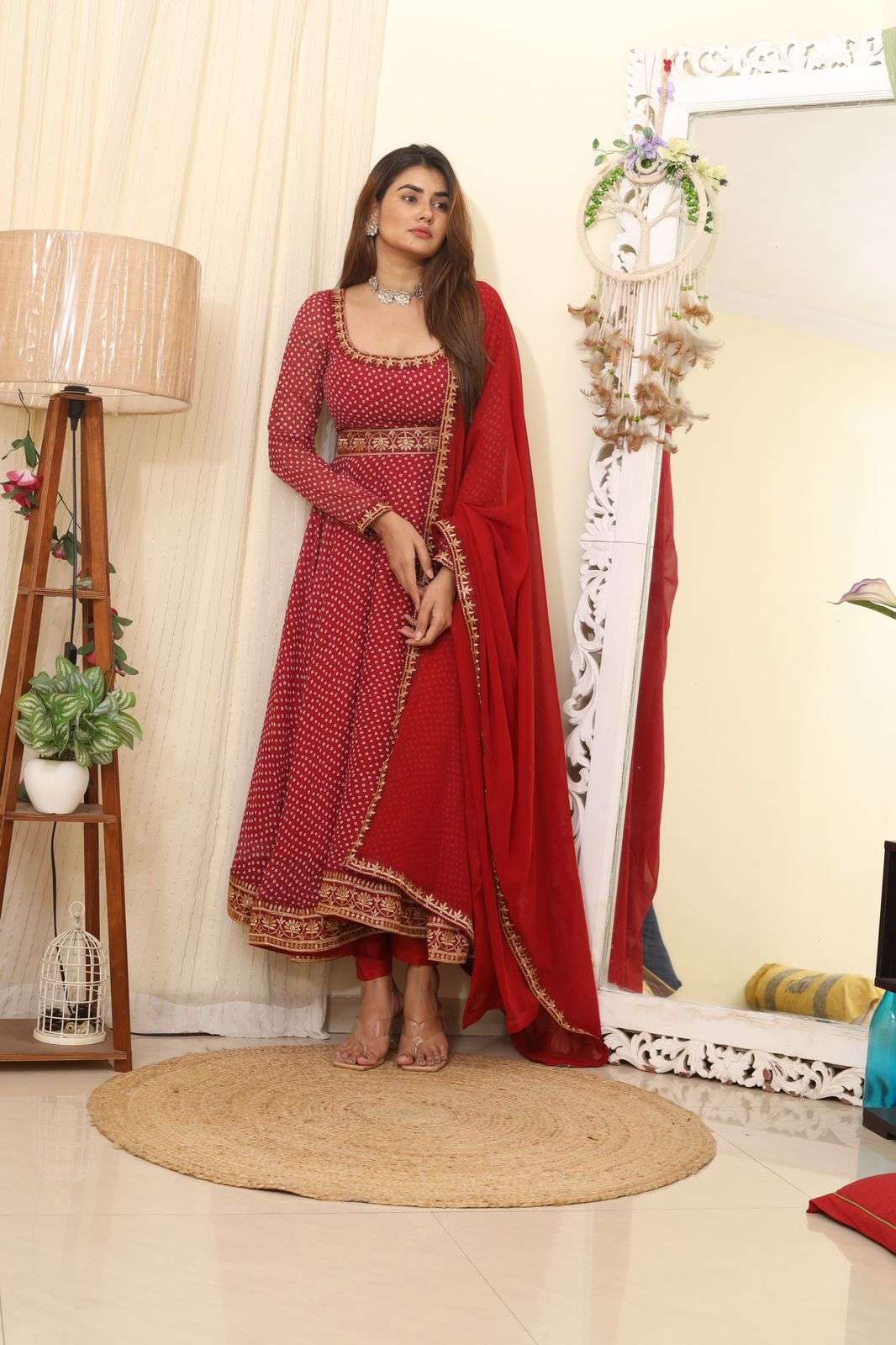 8054 By Fashid Wholesale Designer Anarkali Suits Beautiful Fancy Colorful Stylish Party Wear & Occasional Wear Faux Georgette Digital Print Dresses At Wholesale Price