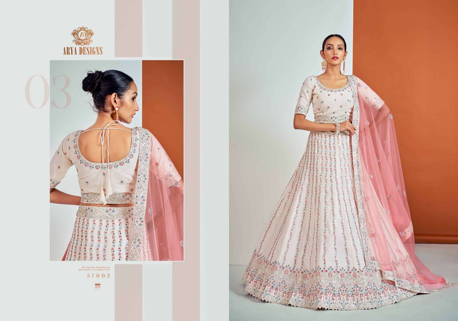 Cinderella Vol-16 By Arya Designs 57001 To 57006 Series Designer Beautiful Wedding Collection Occasional Wear & Party Wear Soft Net/Georgette Embroidered Lehengas At Wholesale Price