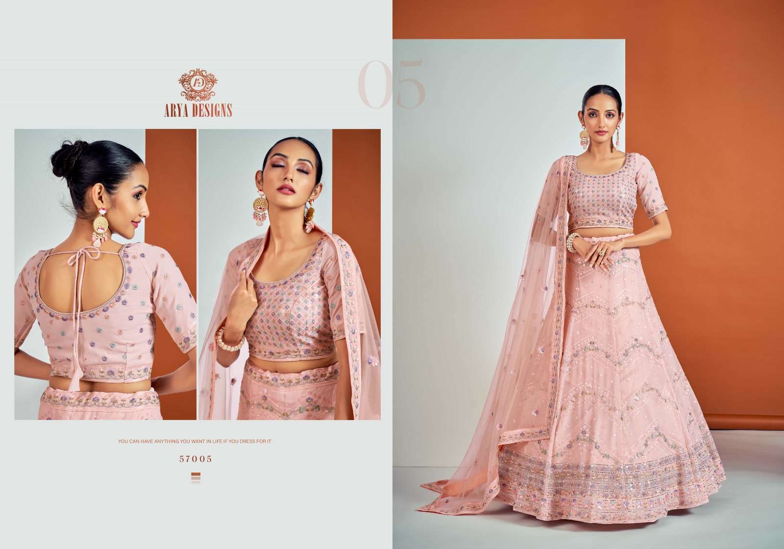 Cinderella Vol-16 By Arya Designs 57001 To 57006 Series Designer Beautiful Wedding Collection Occasional Wear & Party Wear Soft Net/Georgette Embroidered Lehengas At Wholesale Price
