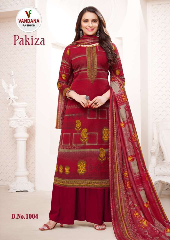 Pakiza Vol-1 By Vandana Fashion 1001 To 1010 Series Beautiful Stylish Festive Suits Fancy Colorful Casual Wear & Ethnic Wear & Ready To Wear Pure Cotton Print Dresses At Wholesale Price
