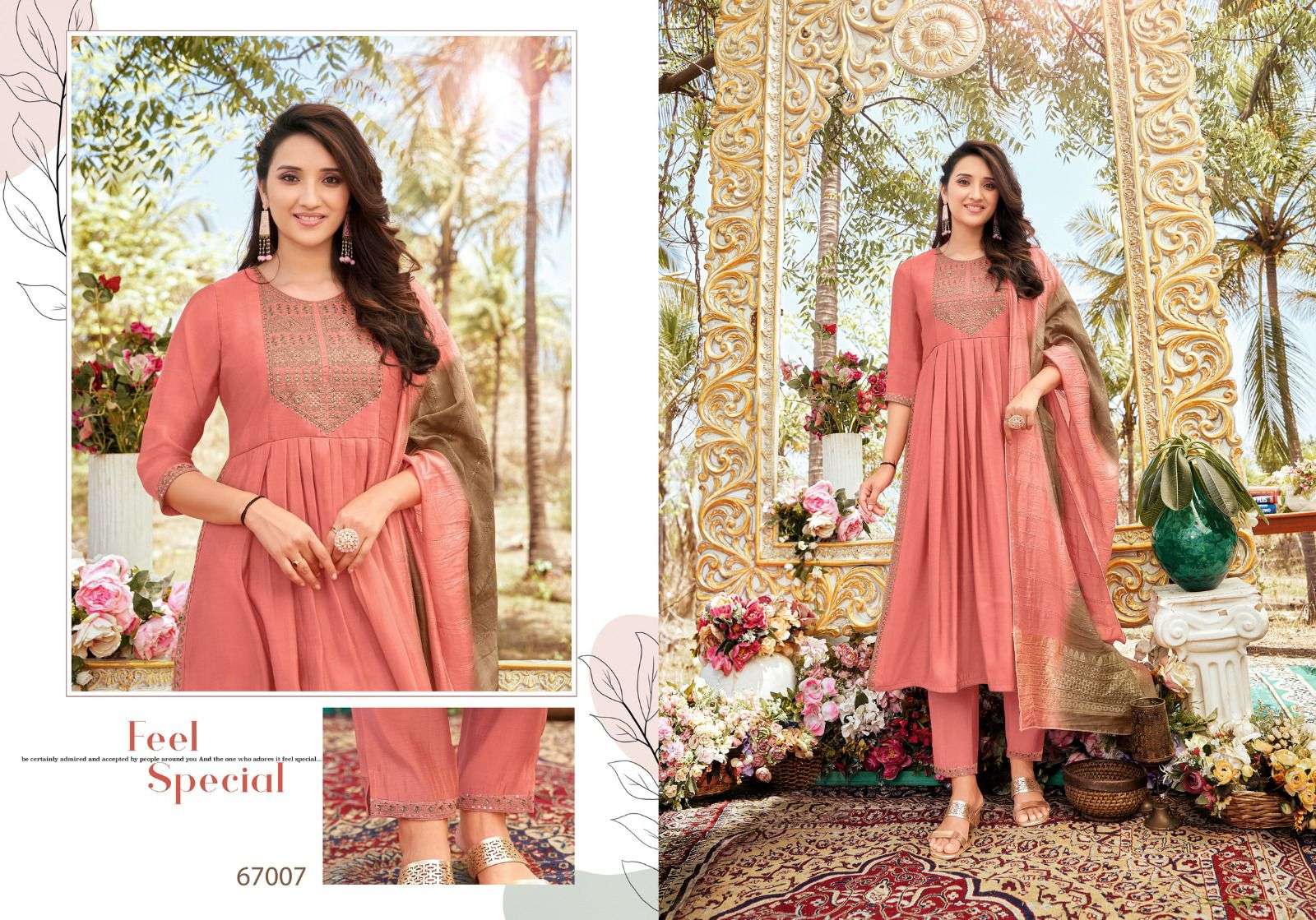 Spring Roll By Artio 67001 To 67008 Series Designer Suits Collection Beautiful Stylish Colorful Fancy Party Wear & Occasional Wear Viscose Silk Dresses At Wholesale Price