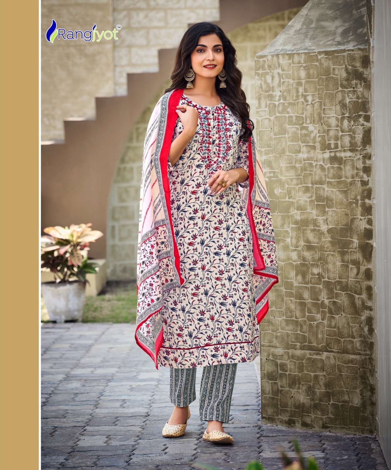 Anamika Vol-1 By Rangjyot Fashion 1001 To 1006 Series Designer Suits Collection Beautiful Stylish Colorful Fancy Party Wear & Occasional Wear Chanderi Silk Dresses At Wholesale Price