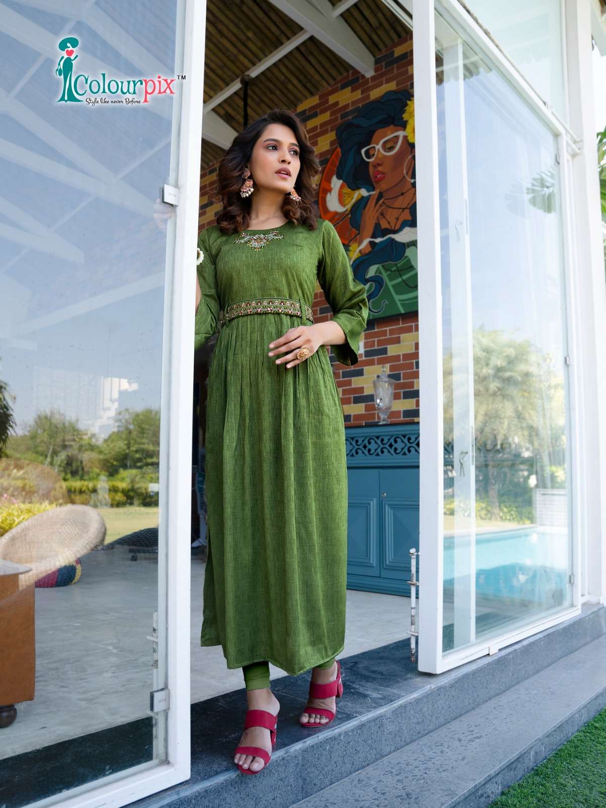 Nyra Cut Vol-1 By Colourpix 1001 To 1006 Series Designer Stylish Fancy Colorful Beautiful Party Wear & Ethnic Wear Collection Viscose Rayon Prints Kurtis At Wholesale Price