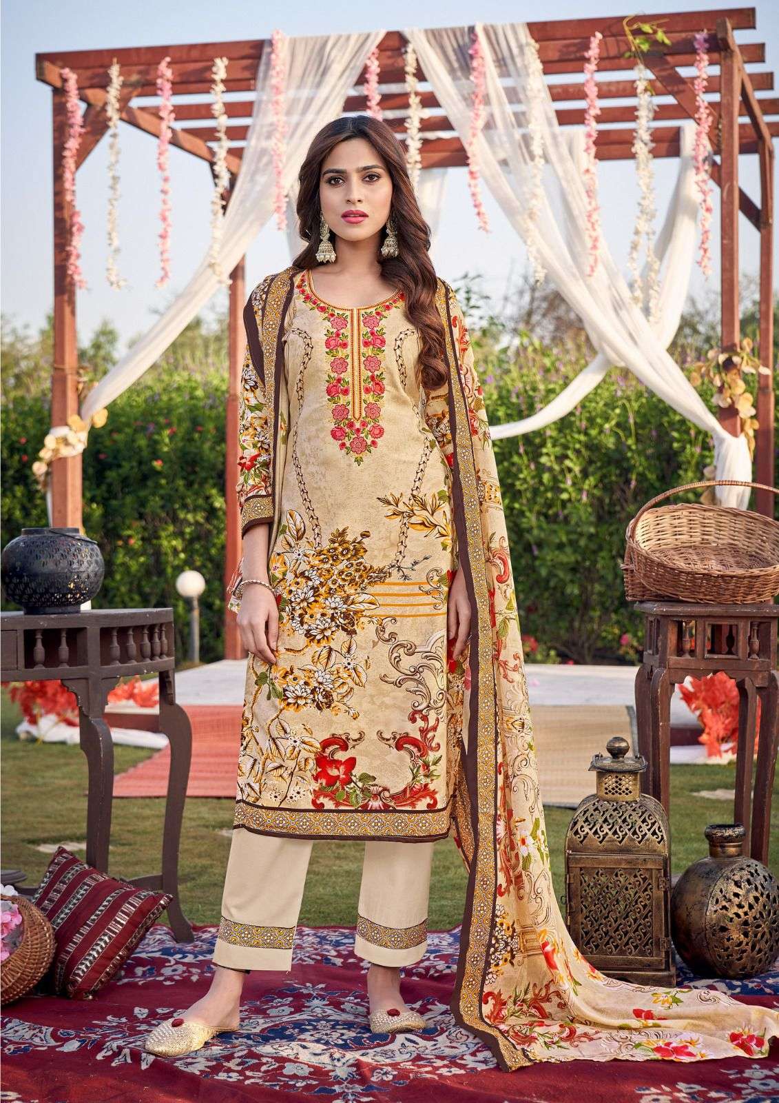 Gulfam Vol-2 By Al Karam Lawn Collection 2001 To 2006 Series Beautiful Festive Suits Colorful Stylish Fancy Casual Wear & Ethnic Wear Pure Cotton With Embroidered Dresses At Wholesale Price