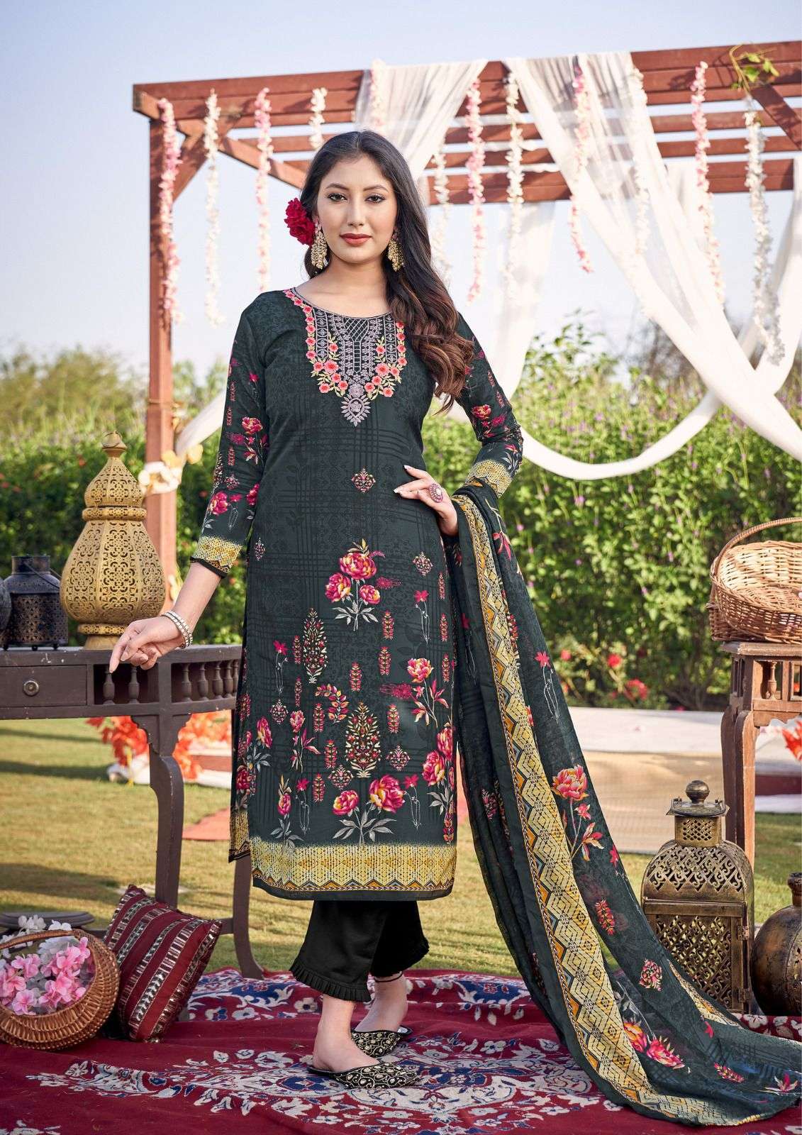 Gulfam Vol-2 By Al Karam Lawn Collection 2001 To 2006 Series Beautiful Festive Suits Colorful Stylish Fancy Casual Wear & Ethnic Wear Pure Cotton With Embroidered Dresses At Wholesale Price