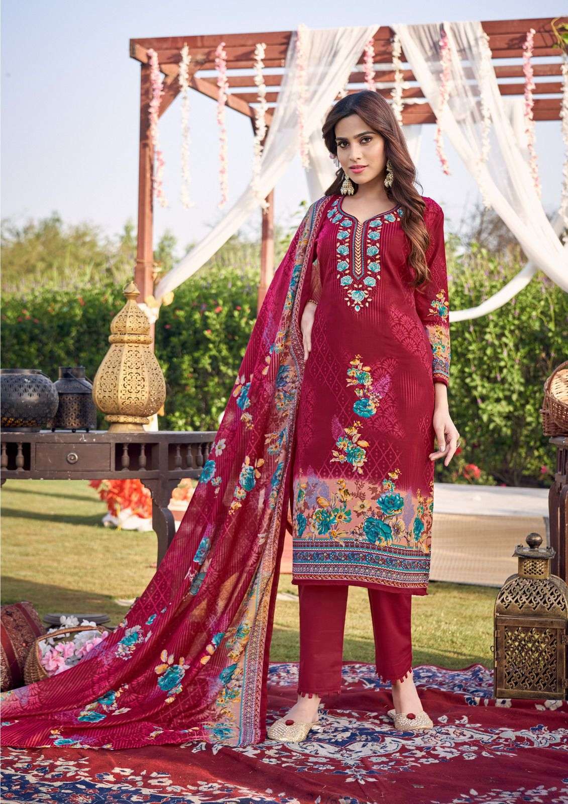 Gulfam Vol-2 By Al Karam Lawn Collection 2001 To 2006 Series Beautiful Festive Suits Colorful Stylish Fancy Casual Wear & Ethnic Wear Pure Cotton With Embroidered Dresses At Wholesale Price