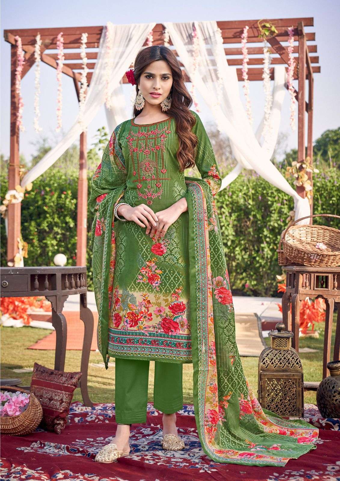 Gulfam Vol-2 By Al Karam Lawn Collection 2001 To 2006 Series Beautiful Festive Suits Colorful Stylish Fancy Casual Wear & Ethnic Wear Pure Cotton With Embroidered Dresses At Wholesale Price