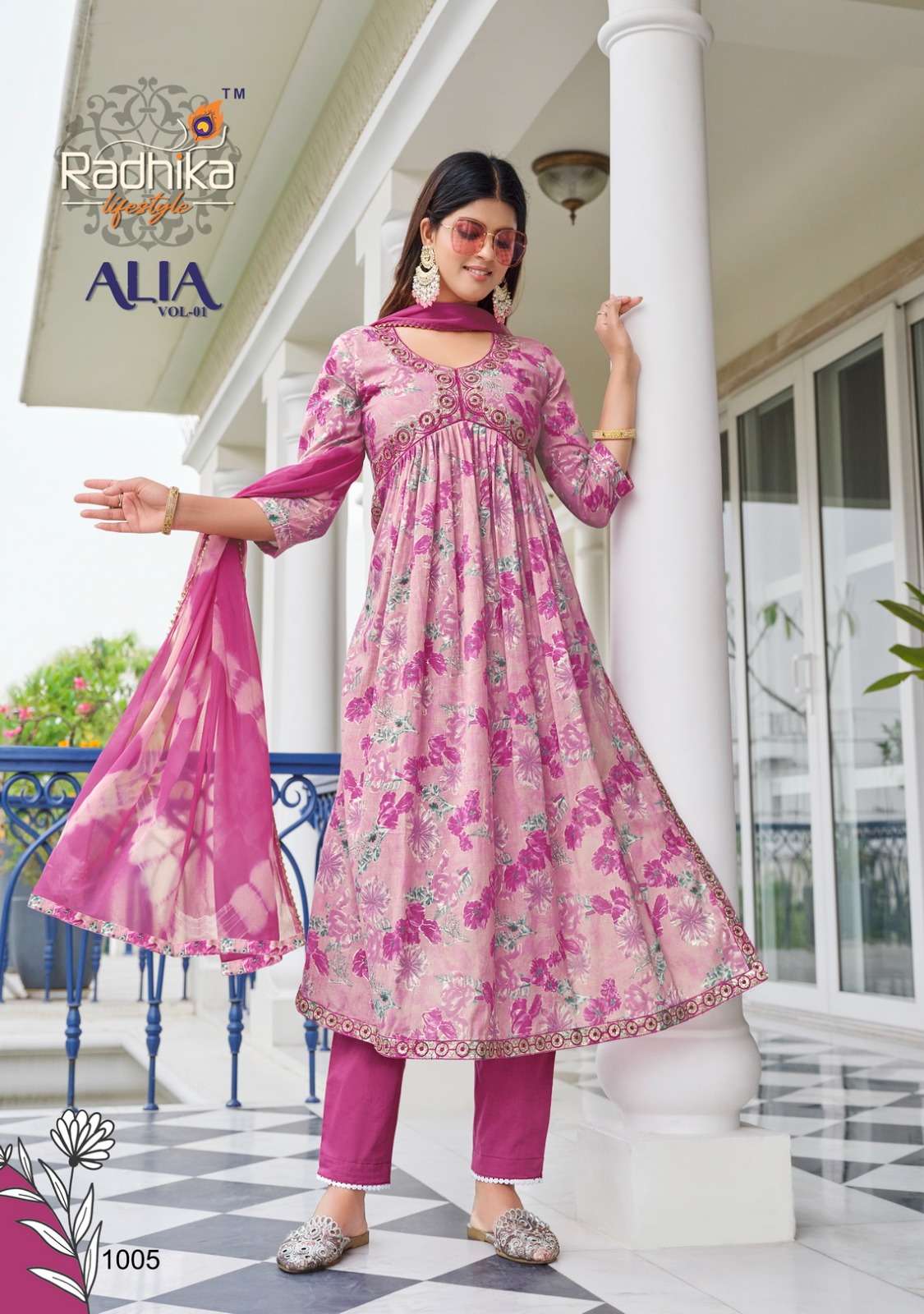 Alia Vol-1 By Radhika Lifestyle 1001 To 1006 Series Beautiful Festive Suits Colorful Stylish Fancy Casual Wear & Ethnic Wear Mal Cotton Print Dresses At Wholesale Price