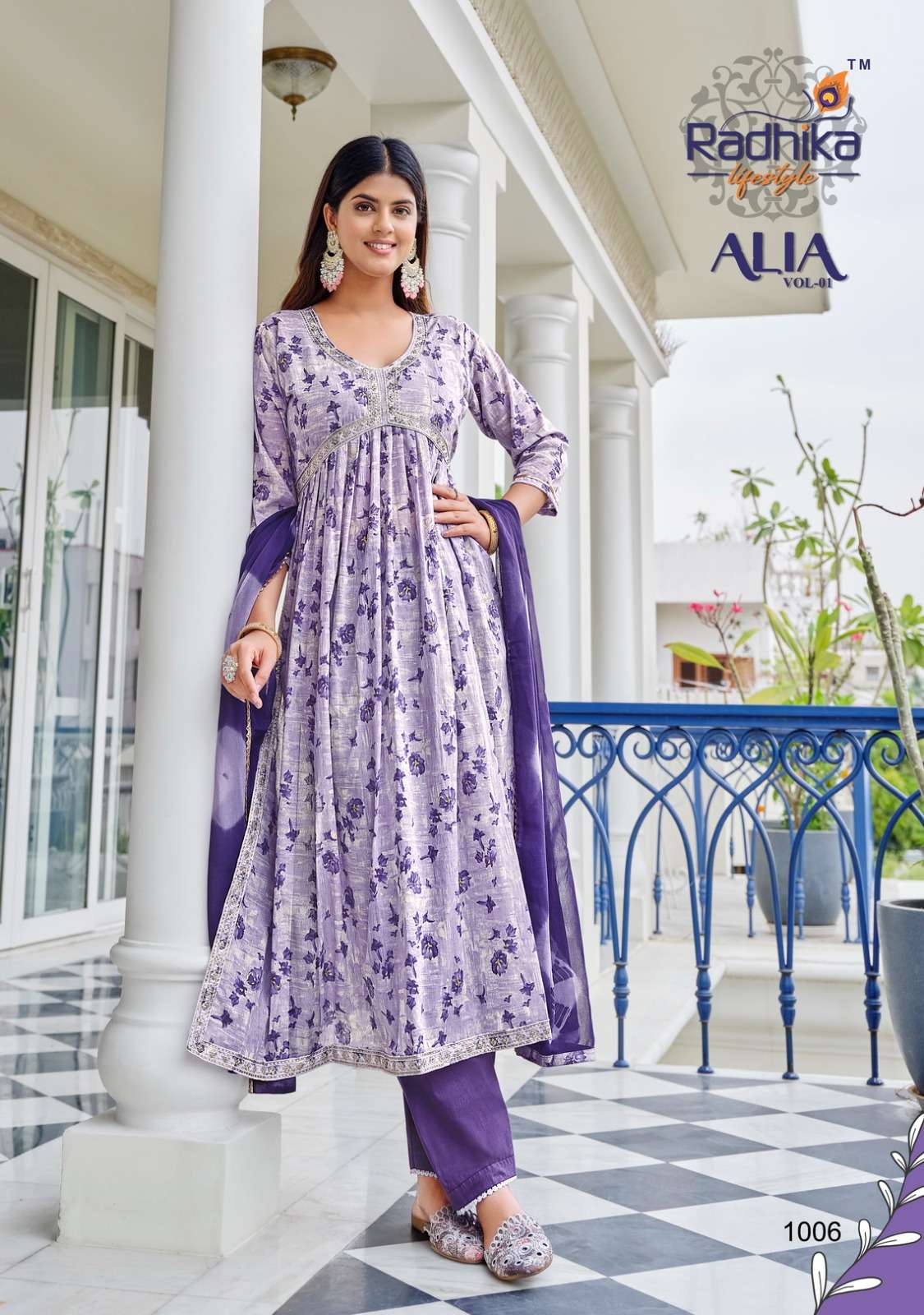 Alia Vol-1 By Radhika Lifestyle 1001 To 1006 Series Beautiful Festive Suits Colorful Stylish Fancy Casual Wear & Ethnic Wear Mal Cotton Print Dresses At Wholesale Price