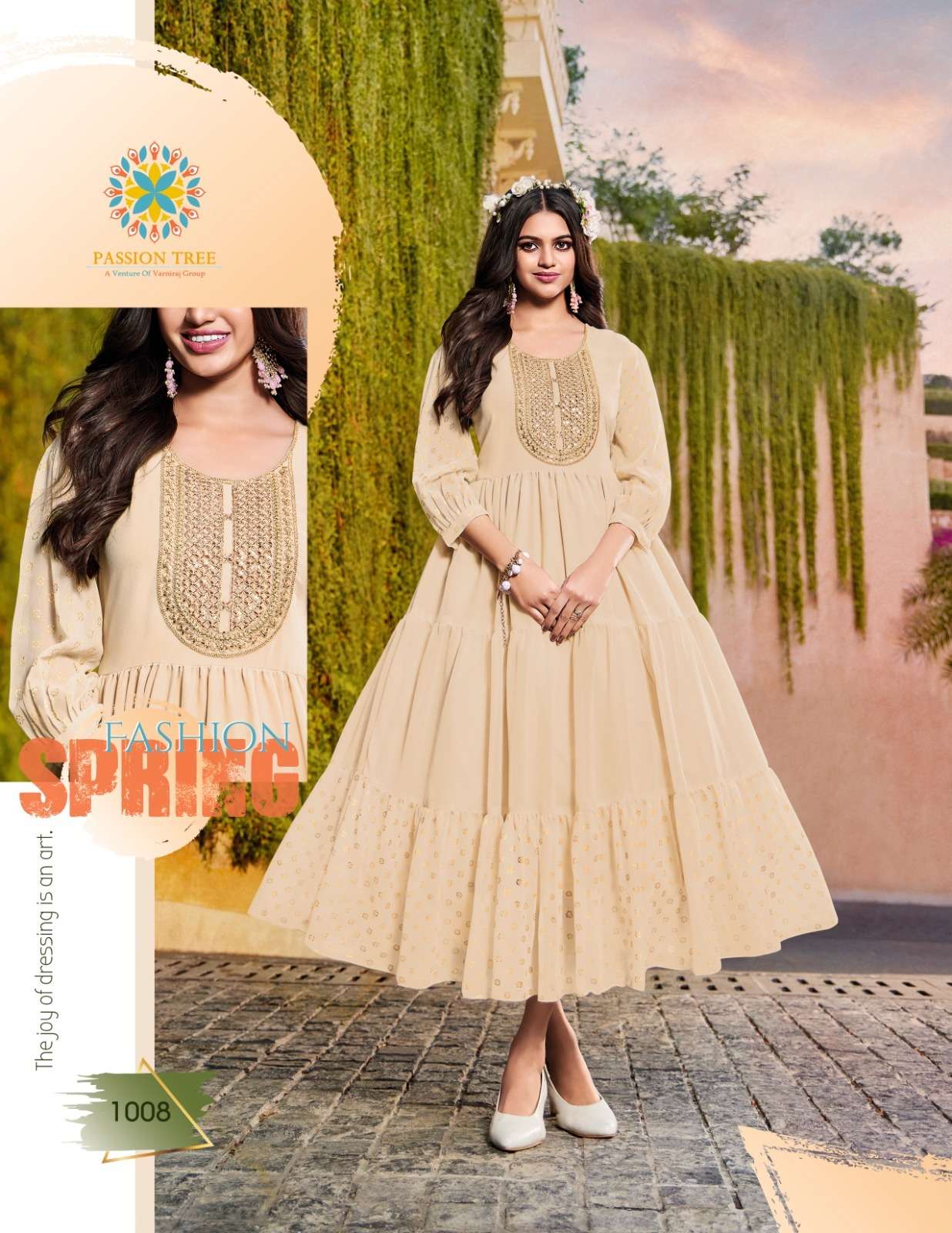 Flair Glory Vol-1 By Passion Tree 1001 To 1008 Series Designer Stylish Fancy Colorful Beautiful Party Wear & Ethnic Wear Collection Georgette Embroidered Gown At Wholesale Price
