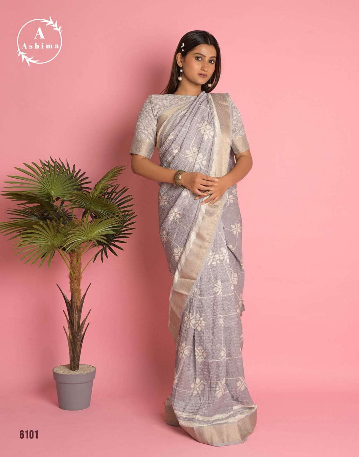 Sequence Silk By Ashima 6101 To 6108 Series Indian Traditional Wear Collection Beautiful Stylish Fancy Colorful Party Wear & Occasional Wear Dola Silk Sarees At Wholesale Price