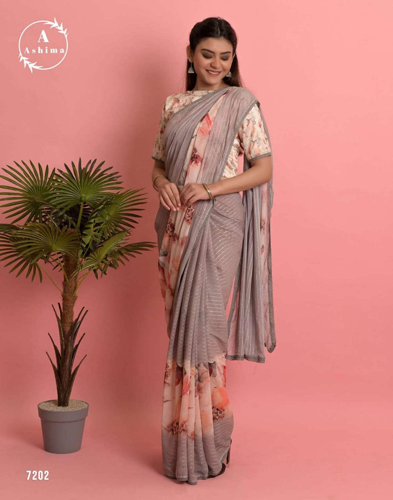Rihana Digital Vol-3 By Ashima 7201 To 7208 Series Indian Traditional Wear Collection Beautiful Stylish Fancy Colorful Party Wear & Occasional Wear Weightless Sarees At Wholesale Price