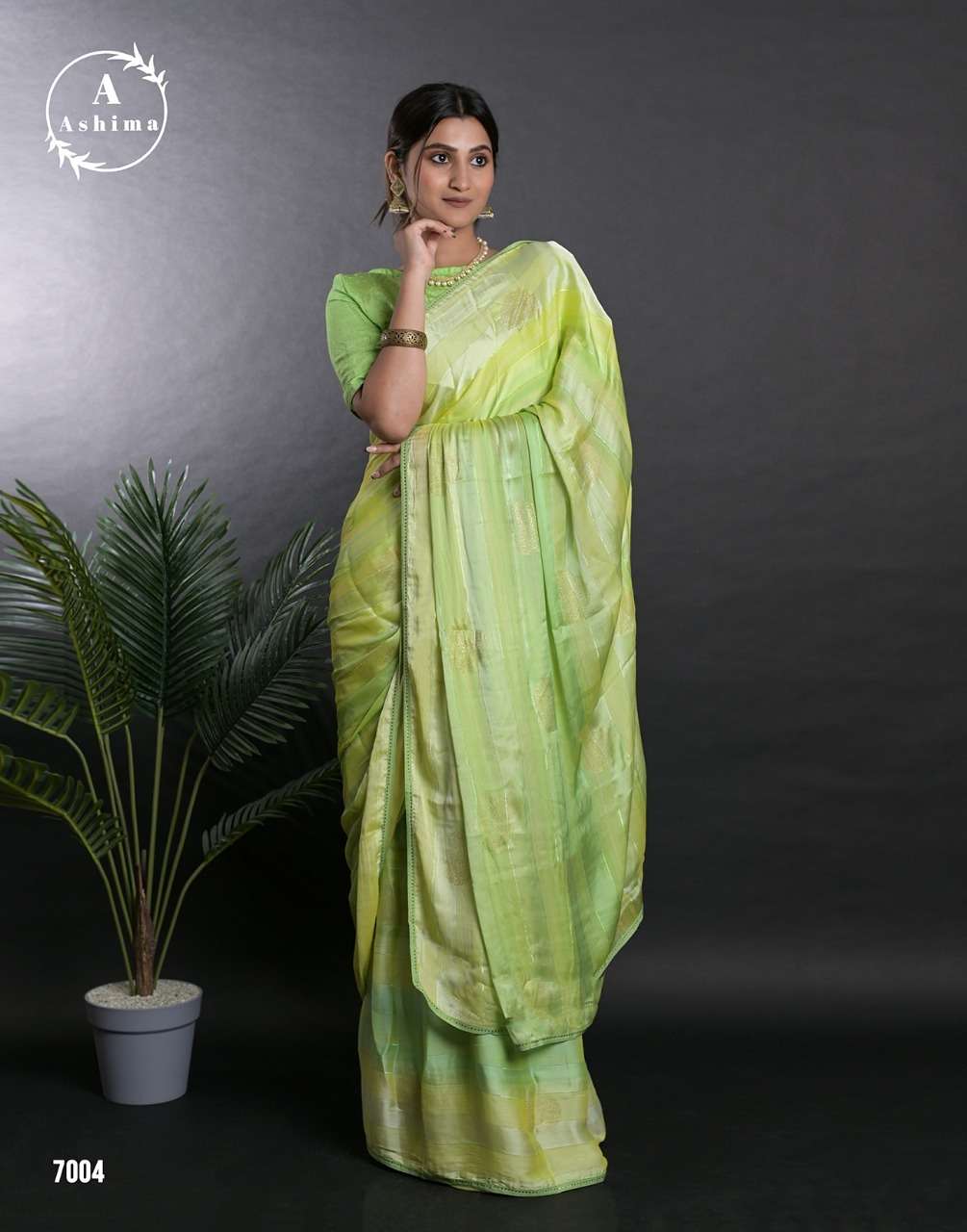 Florida Smoke By Ashima 7001 To 7008 Series Indian Traditional Wear Collection Beautiful Stylish Fancy Colorful Party Wear & Occasional Wear Linen Satin Sarees At Wholesale Price