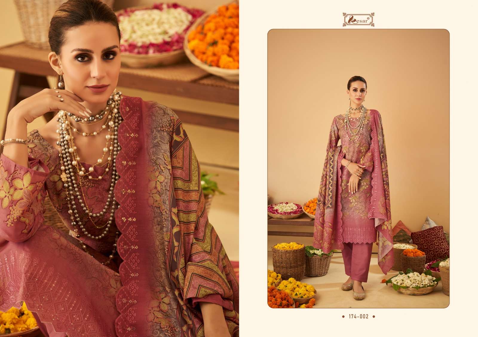 Bin Saeed By Kesar 174-001 To 174-006 Series Beautiful Stylish Pakistani Suits Fancy Colorful Casual Wear & Ethnic Wear & Ready To Wear Pure Lawn Digital Print Embroidery Dresses At Wholesale Price
