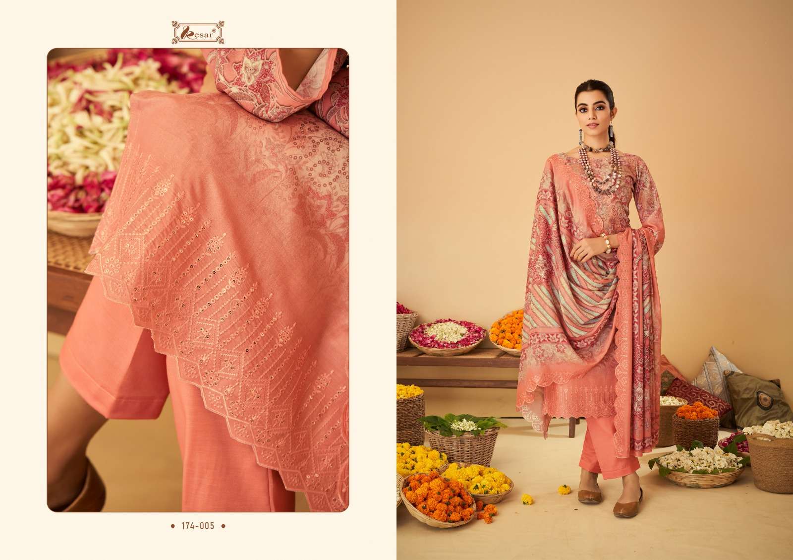 Bin Saeed By Kesar 174-001 To 174-006 Series Beautiful Stylish Pakistani Suits Fancy Colorful Casual Wear & Ethnic Wear & Ready To Wear Pure Lawn Digital Print Embroidery Dresses At Wholesale Price