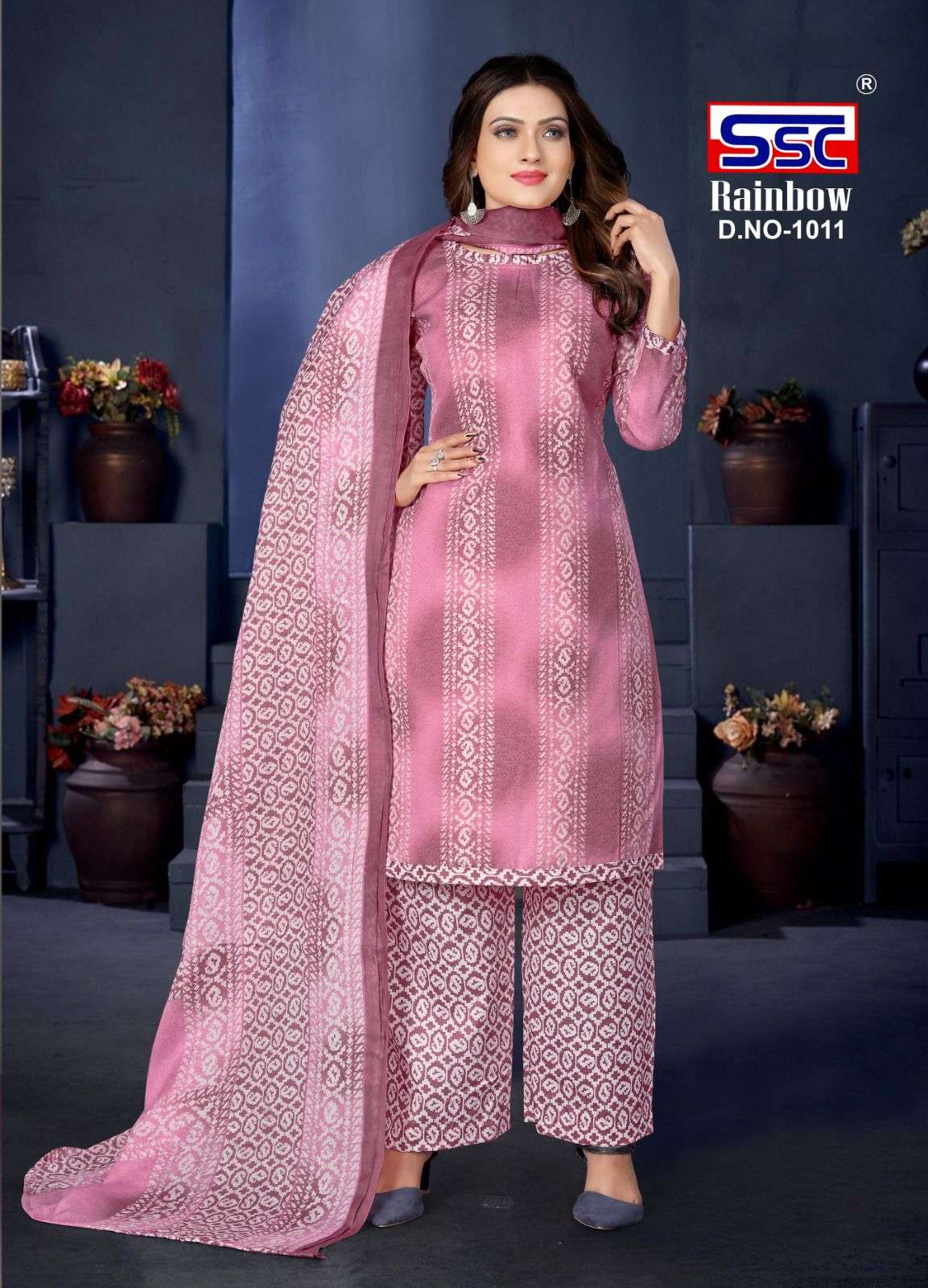 Rainbow By Shree Shanti Creation 1001 To 1012 Series Beautiful Suits Colorful Stylish Fancy Casual Wear & Ethnic Wear Soft Cotton Print Dresses At Wholesale Price