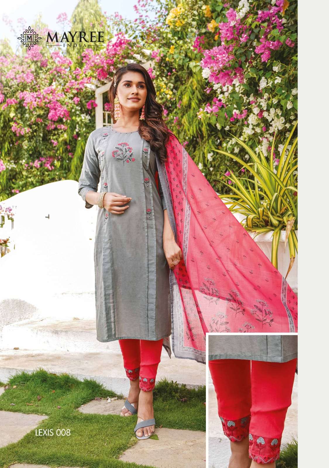 Lexis By Mayree 001 To 008 Series Beautiful Stylish Fancy Colorful Casual Wear & Ethnic Wear Rayon Cotton Kurtis At Wholesale Price
