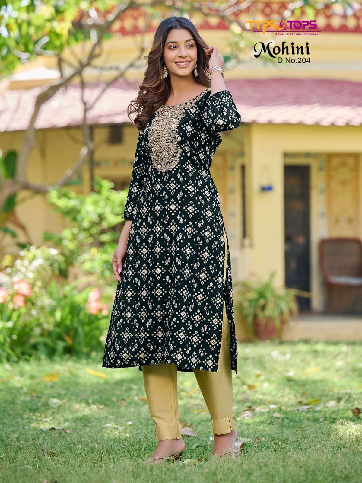 Mohini Vol-2 By Tips And Tops 201 To 206 Series Designer Stylish Fancy Colorful Beautiful Party Wear & Ethnic Wear Collection Rayon Foil Kurtis At Wholesale Price
