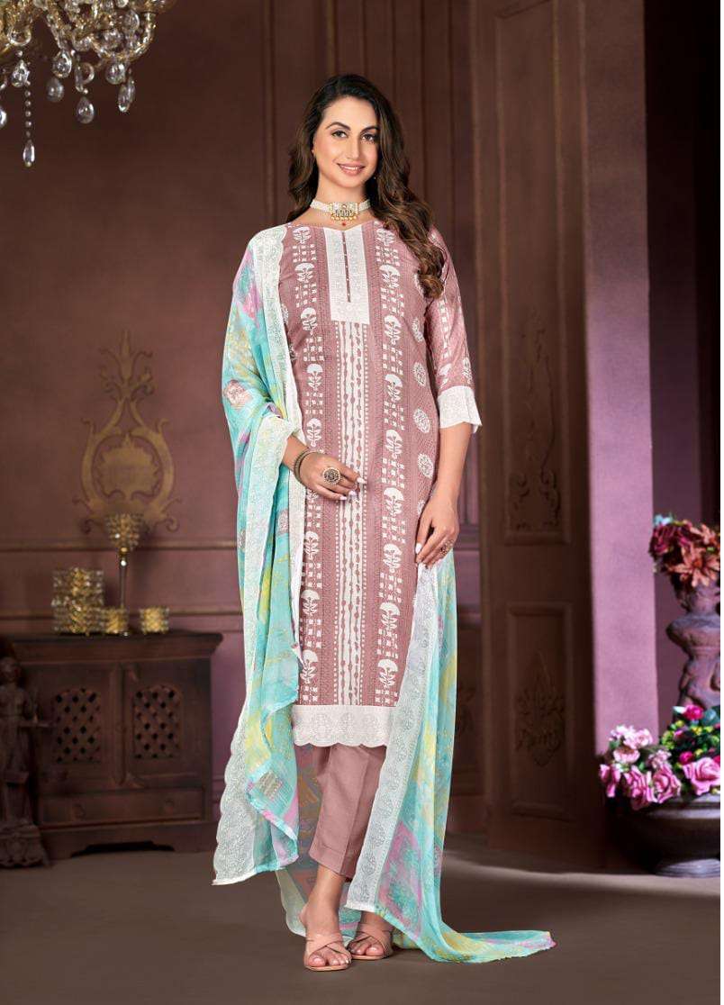 Batik By Skt Suit 80001 To 80008 Series Designer Festive Suits Beautiful Stylish Fancy Colorful Party Wear & Occasional Wear Pure Cotton Print Dresses At Wholesale Price