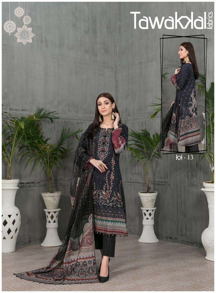 Mehroz Vol-2 By Tawakkal Fab 11 To 20 Series Designer Festive Suits Beautiful Stylish Fancy Colorful Party Wear & Occasional Wear Pure Cotton Print Dresses At Wholesale Price