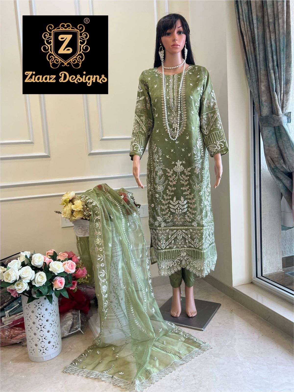 Noorjahan Vol-9 By Ziaaz Designs 160-A To 160-D Series Beautiful Pakistani Suits Colorful Stylish Fancy Casual Wear & Ethnic Wear Organza Embroidered Dresses At Wholesale Price