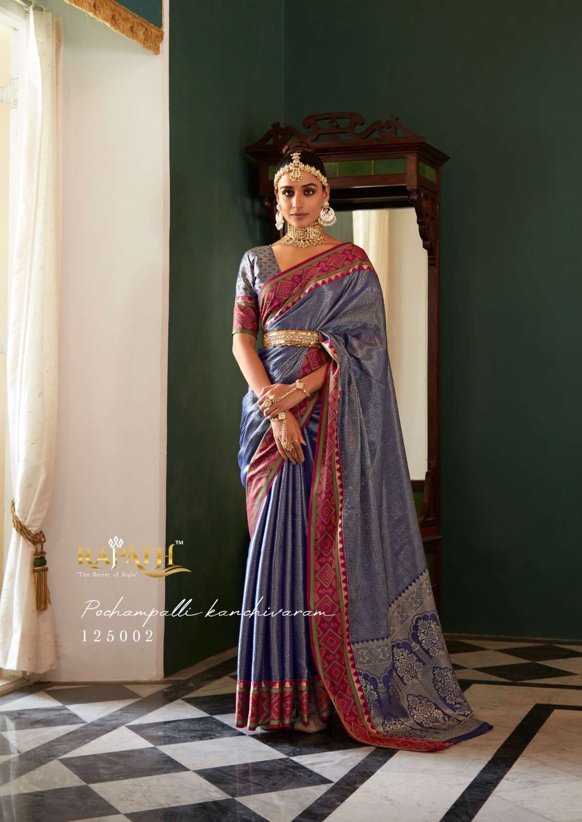 Anaya Pattu By Rajpath 125001 To 125006 Series Indian Traditional Wear Collection Beautiful Stylish Fancy Colorful Party Wear & Occasional Wear Kanchivaram Silk Sarees At Wholesale Price