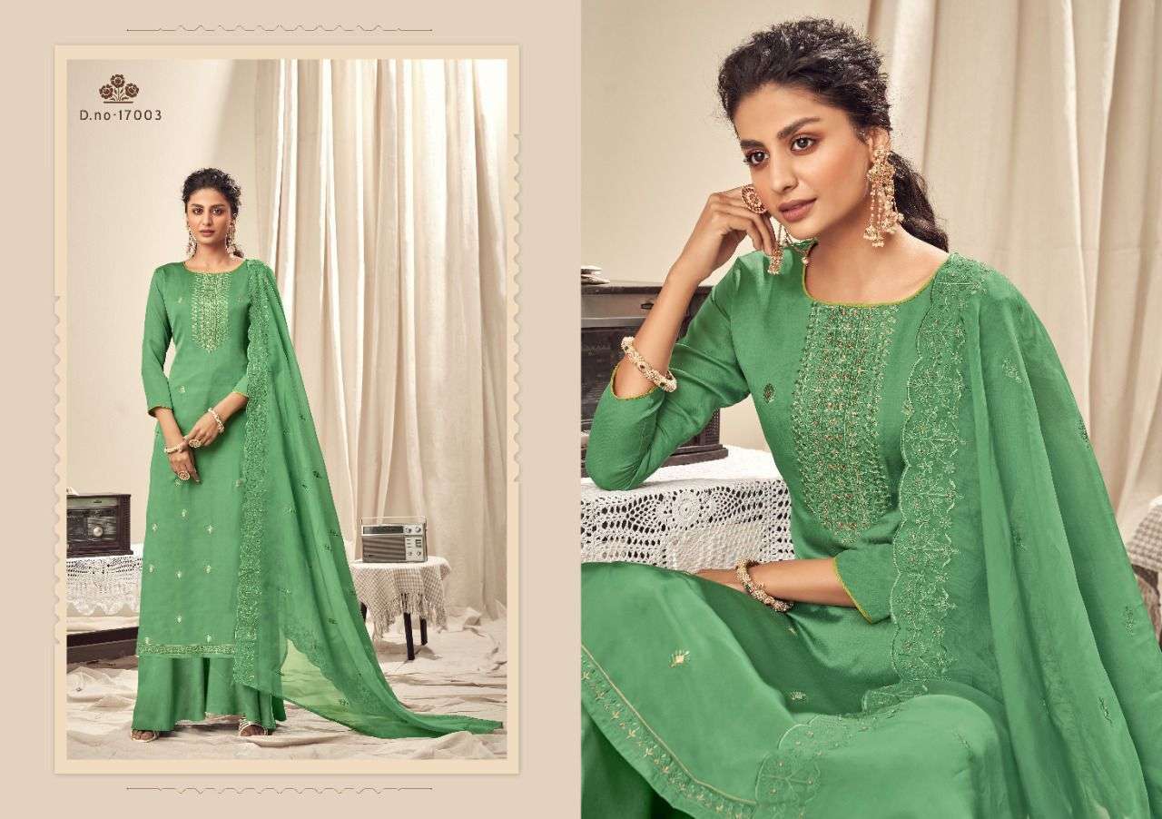 Numaise By Nishant Fashion 17001 To 17006 Series Beautiful Stylish Suits Fancy Colorful Casual Wear & Ethnic Wear & Ready To Wear Pure Modal Silk With Embroidered Dresses At Wholesale Price