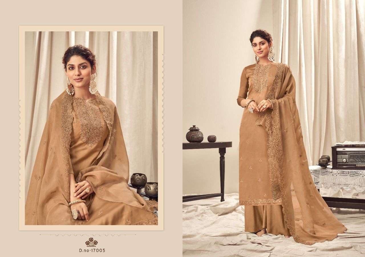 Numaise By Nishant Fashion 17001 To 17006 Series Beautiful Stylish Suits Fancy Colorful Casual Wear & Ethnic Wear & Ready To Wear Pure Modal Silk With Embroidered Dresses At Wholesale Price