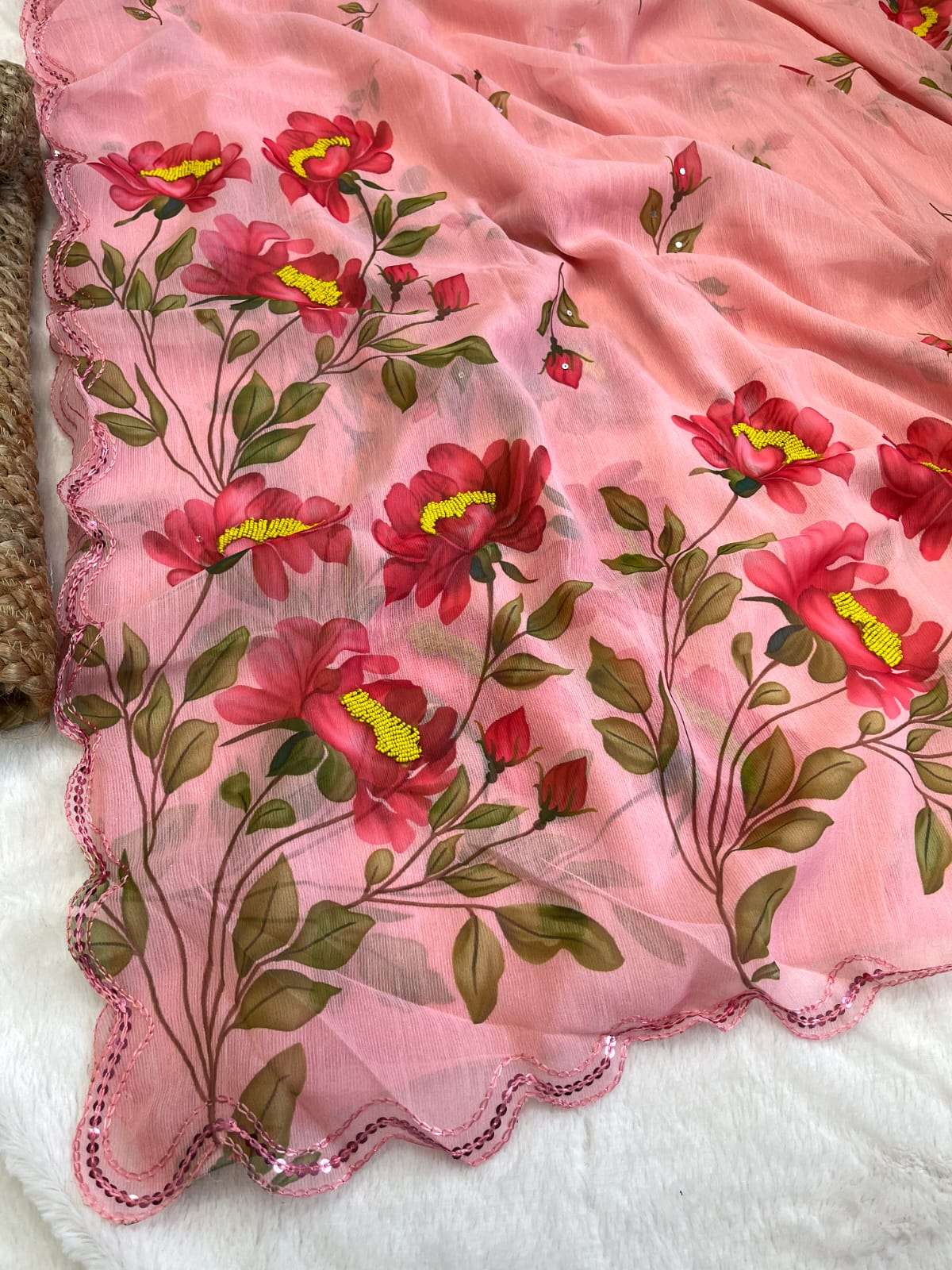 Samridhi By Fashid Wholesale 01 To 05 Series Ve Indian Traditional Wear Collection Beautiful Stylish Fancy Colorful Party Wear & Occasional Wear Chiffon Silk Sarees At Wholesale Price