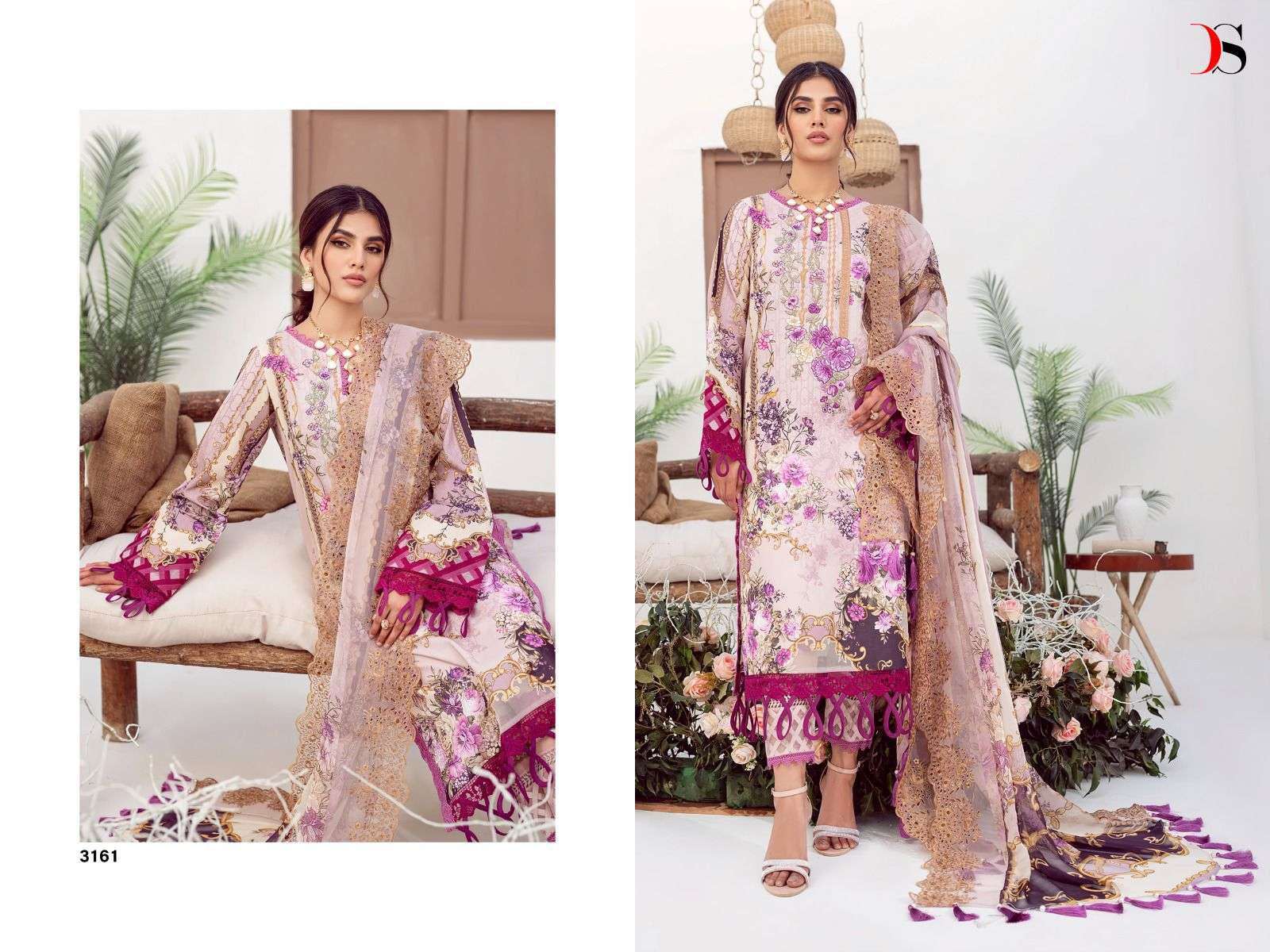 Jade Needle Wonder-2023 By Deepsy Suits 3161 To 3168 Series Beautiful Pakistani Suits Colorful Stylish Fancy Casual Wear & Ethnic Wear Pure Cotton Embroidered Dresses At Wholesale Price