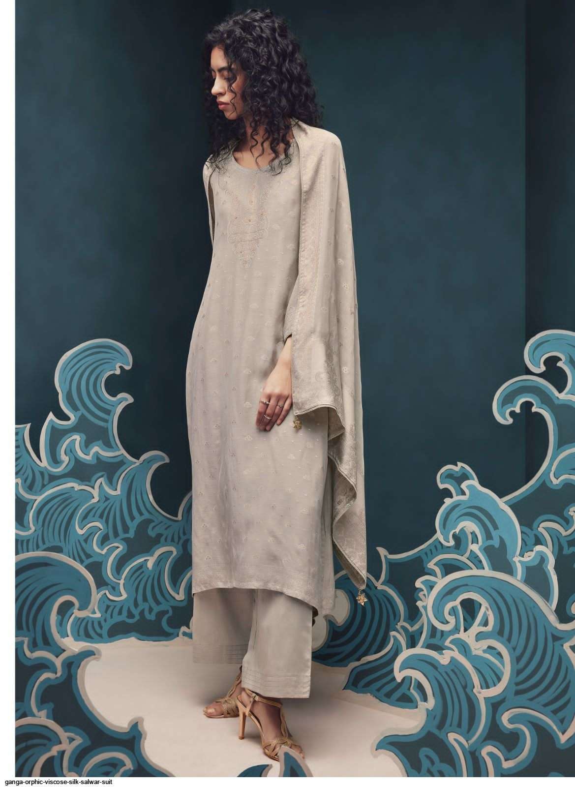 Orphic By Ganga Fashion 1402 To 1407 Series Beautiful Suits Colorful Stylish Fancy Casual Wear & Ethnic Wear Premium Viscose Silk Dresses At Wholesale Price