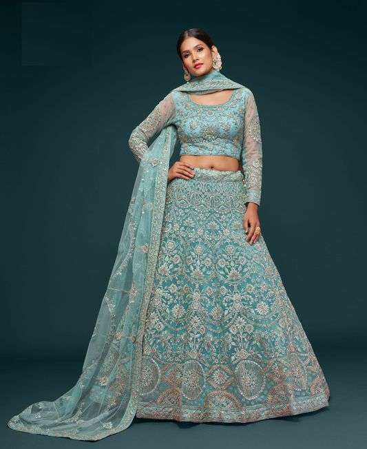 The Shimmers Vol-1 By Fashid Wholesale 7901 To 7909 Series Festive Wear Collection Beautiful Stylish Colorful Fancy Party Wear & Occasional Wear Soft Net Lehengas At Wholesale Price