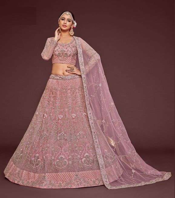 The Shimmers Vol-1 By Fashid Wholesale 7901 To 7909 Series Festive Wear Collection Beautiful Stylish Colorful Fancy Party Wear & Occasional Wear Soft Net Lehengas At Wholesale Price