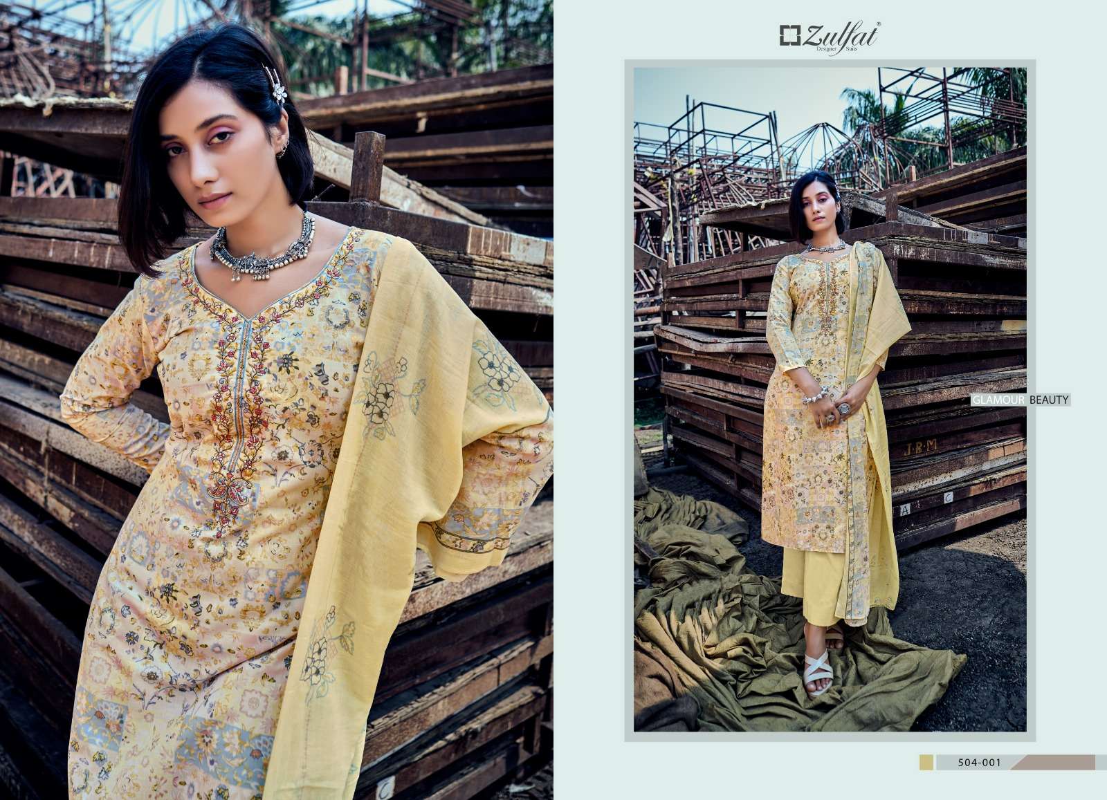 Summer Carnival By Zulfat 504-001 To 504-010 Series Beautiful Stylish Festive Suits Fancy Colorful Casual Wear & Ethnic Wear & Ready To Wear Pure Cotton Print Dresses At Wholesale Price