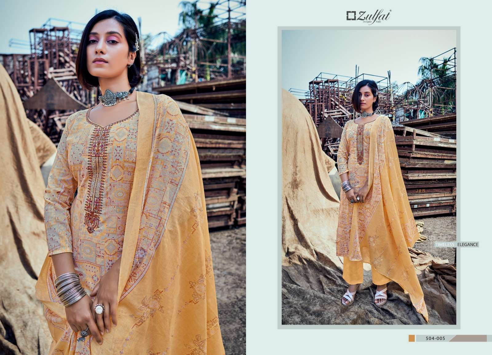 Summer Carnival By Zulfat 504-001 To 504-010 Series Beautiful Stylish Festive Suits Fancy Colorful Casual Wear & Ethnic Wear & Ready To Wear Pure Cotton Print Dresses At Wholesale Price