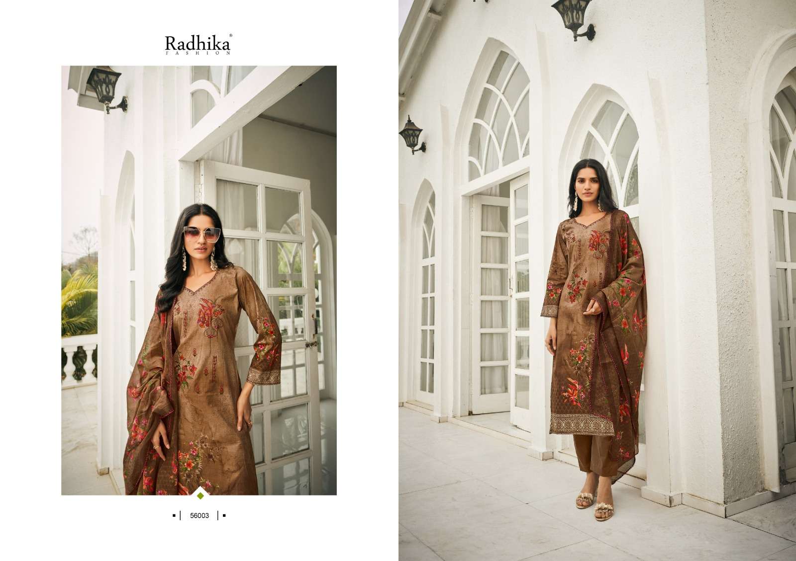 Mussaret Vol-22 By Radhika Fashion 56001 To 56008 Series Beautiful Stylish Festive Suits Fancy Colorful Casual Wear & Ethnic Wear & Ready To Wear Pure Cambric Cotton Print Dresses At Wholesale Price