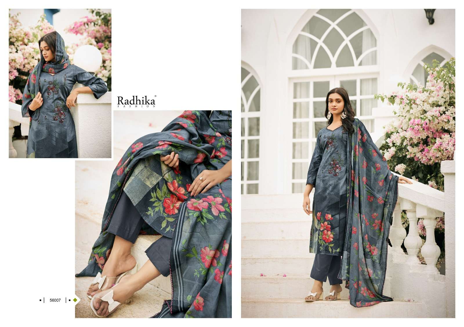 Mussaret Vol-22 By Radhika Fashion 56001 To 56008 Series Beautiful Stylish Festive Suits Fancy Colorful Casual Wear & Ethnic Wear & Ready To Wear Pure Cambric Cotton Print Dresses At Wholesale Price